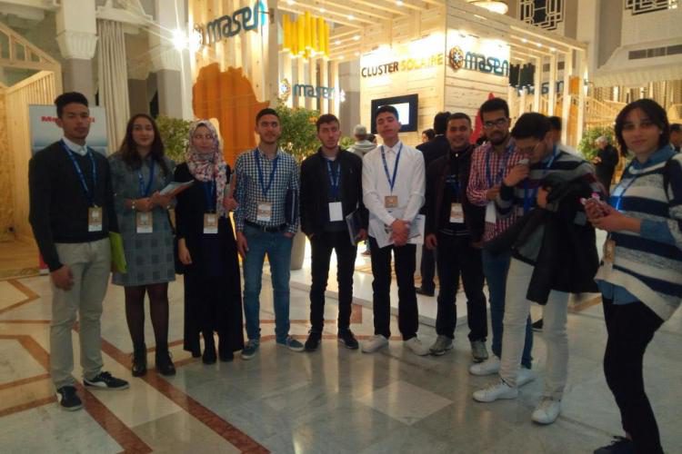 Les Stagiaires De L'IFMEREE Oujda Participent Au Salon PHOTOVOLTAICA